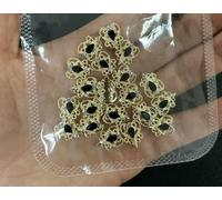 Nail Stickers Charms Red & Pink Cherry Gems Glitter Stud Fruit for Jewelry 20pcs/Bag