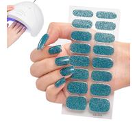 Nail Stickers, Gel Nail Wraps | Semi-Cured Nail Strips, Nail Wraps, Nail Stickers, Gel Nail Strips, Easy to Apply and Remove, Durable