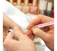 Nail Striping Brushes - Fine Detail Liner Painting Tools, Professional Gel Polish Applicators, Soft Red Handle Design | Salon Home Manicure Precision Drawing Delicate Coloring Art.