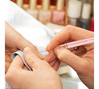 Nail Striping Brushes - Fine Detail Liner Painting Tools, Professional Gel Polish Applicators, Soft Red Handle Design | Salon Home Manicure Precision Drawing Delicate Coloring Art.