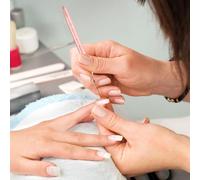 Nail Striping Brushes - Fine Detail Liner Painting Tools, Professional Gel Polish Applicators, Soft Red Handle Design | Salon Home Manicure Precision Drawing Delicate Coloring Art.