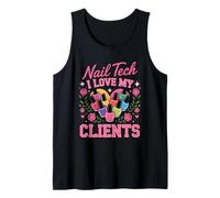 Nail Tech I Love My Clients Manicurist Tank Top