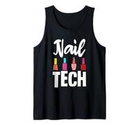 Nail Tech Polish Bottles Manicure Professionals Tank Top