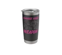Nail Tech Quote Work Uniform Nail Polish Choose Your Weapon Stainless Steel Insulated Tumbler