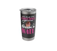 Nail Tech Quote Work Uniform Nail Polish It's All Fun & Stainless Steel Insulated Tumbler