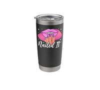 Nail Tech Quote Work Uniform Nail Polish Nailed It Stainless Steel Insulated Tumbler