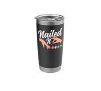 Nail Tech Quote Work Uniform Nail Polish Nailed It Stainless Steel Insulated Tumbler
