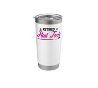 Nail Tech Quote Work Uniform Nail Polish Retirement Retired Stainless Steel Insulated Tumbler