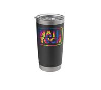 Nail Tech Quote Work Uniform Nail Polish Tie Dye Retro Nail Stainless Steel Insulated Tumbler