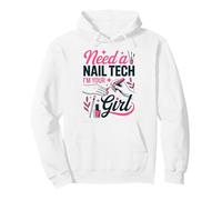 Nail Tech Self-Employed Nail Artist Manicurist Pullover Hoodie