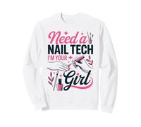 Nail Tech Self-Employed Nail Artist Manicurist Sweatshirt