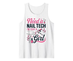 Nail Tech Self-Employed Nail Artist Manicurist Tank Top