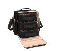 Nail Tech Travel Case Nail Polish Organizer Holds Lamp and Bottles Storage Case Cosmetic Travel Makeup
