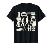Nail Technician Evolution Funny Beauty Salon Graphic T-Shirt