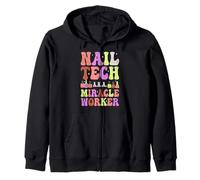 Nail Technician Manicure Manicurist Nail Tech Zip Hoodie