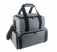 Nail Technology Travel Organizer Bags - Large Capacity Nail Power Earbud, Manicure Storage Tote | Nails Polonder for 80 Bottles,