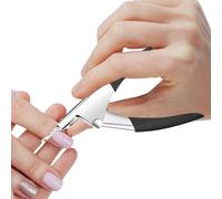 Nail Tip Clipper Nail Tip Clipper,Salon Manicure Paine - Fingernail Clippers Cutter for False Acrylic Tips, U Type Stainless Steel Nail Trimmer Manicure Tool