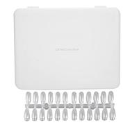 Nail Tip Display Book Nail Polish Color Template Display Board Color Card Manicure Tool White ABS 120 Grids for Home Salon Professional Use