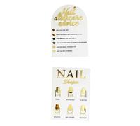 Ｚｉａｌｏｆｉ Nail Tip Display Set of Two for Nail Art
