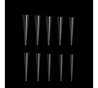Nail Tips Half Cover Fake- Long Pointed False Artificial 300/500 Full/For Acrylic Nails No C-curve
