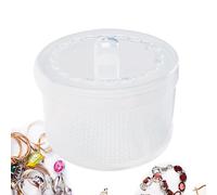 Nail Tool Steriliser, Cleaning Tray for Nail Cutters - Portable Double Filter Cleaning Tray for Manicure Station Travel Home and Accessories, White, see description, See description