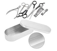 Nail Tools Stainless Bubble Bath Child Pedicure Manicure Sterilizing Box, Medical Needle Organic Baby For Sterilisers Steel Sterilizer Tray - Disinfection Disinfectant Box[13X5Cm]