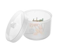 Nail Tools Sterilizer - 8.9x6.7cm Cleaning Container | Nail Drill Cleaning Box | High Temperature Resistant Manicure Tools Jar, Box D, White/Dark Grey , Consulte la descripción, See description