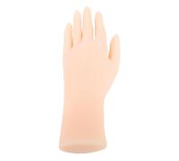 Nail Trainning Hand, Mannequin Hand, Flexible Soft Practice Mannequin Hand Nails Tips Art Trainer Manicure Practice Hand Tool for Nails Practice, Acrylic Nails (Left Hand)