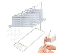 Nail Transfer Foil Storage Set | 3D Printed Portable Organizer with Base | Nail Transfer Foil Storage | for Wedding Bridal Spa Grooming Party Holiday Daily