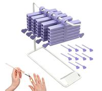 Nail Transfer Foil Storage Set, 3D Printed Portable Organizer with Base | Nail Transfer Paper Case | for Manicure Salon Home Wedding Bridal Spa Grooming Party Holiday Daily