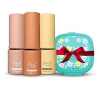 Nail Trend Glossy Nail Pain.t Combo Set of 3 - Long-Lasting, Vibrant Nail Paint for Women with Free Nail Paint Remover Wipes (Rough Rest, Karma, Cream 'N' Suger - 13ml Each, 45 Wipes)