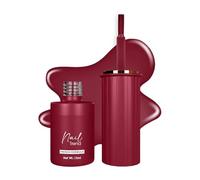 Nail Trend Glossy Nail Polish | High Shine, Long-Lasting & Quick Drying Nail Paint | Chip-Resistant | 7 Toxin-Free Formula | Vegan & Cruelty-Free (Shade - Claret Crumb, 13ml)