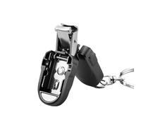 Nail Trimming Nail Clippers, Portable Compact Folding Nail Trimmer with E Shape Includes Keychain, Mini Nail Clippers for Cutting, for Kids, Youth, Teenagers, Wife and Husband, Son E