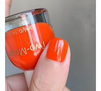 Nail Varnish - Orange Nail Polish - Quick Dry & Long Lasting Neon Nail Polish - Water Based Breathable Bright Orange Nail Varnish - Chip Resistant Non-Toxic for Women Girls DIY Manicure