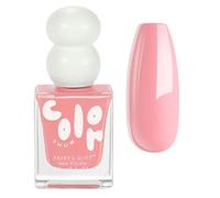 Nail Varnish Quick Drying Bright Pink Nail polish - Peach Coral Candy Floss - Skin tone Pink Color Nail Polish High-Shine Nail Varnish - 60 Seconds Super Shine No Need Cure