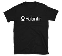 NAILAISHI Unisex T-Shirt Short Sleeve Palantir LogoBig Data Analytics Stock Investor Trader hirt Top Sweat Black L