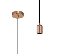 Nailas Single Ceiling Pendant Lamp Holder - Rose Gold