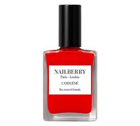 Nailberry L'Oxygéné Oxygenated Nail Lacquer | Cherry Cherie, 14 ml | Polish for a Healthier Manicure & Long Lasting Colour | 21-Free, Vegan, Halal, Cruelty & Gluten Free