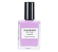 Nailberry L'Oxygéné Oxygenated Nail Lacquer | Lavender Fields | Pop Pastel Purple Opaque Polish | UV Protected Long-Wear Nail Polish | 12-Free | Vegan | Certified Halal | Cruelty & Gluten Free | 15 ml