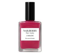 Nailberry L'Oxygéné Oxygenated Nail Lacquer | Pink Berry, 14 ml | Polish for a Healthier Manicure & Long Lasting Colour | 21-Free, Vegan, Halal, Cruelty & Gluten Free