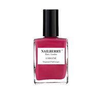 Nailberry L'Oxygéné Oxygenated Nail Lacquer | Pink Berry, 15 ml | Polish for a Healthier Manicure & Long Lasting Colour | 12-Free, Vegan, Halal, Cruelty & Gluten Free