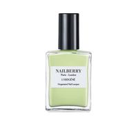 Nailberry L'Oxygéné Oxygenated Nail Lacquer | Pistachi-Oh! 15 ml | Polish for a Healthier Manicure & Long Lasting Colour | 12-Free, Vegan, Halal, Cruelty & Gluten Free