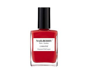 Nailberry L'Oxygéné Oxygenated Nail Lacquer | Pop My Berry, 15ml | Polish for a Healthier Manicure & Long Lasting Colour | 12-Free, Vegan, Halal, Cruelty & Gluten Free