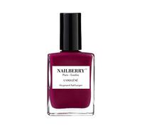 Nailberry L'Oxygéné Oxygenated Nail Lacquer | Raspberry, 15 ml | Polish for a Healthier Manicure & Long Lasting Colour | 12-Free, Vegan, Halal, Cruelty & Gluten Free