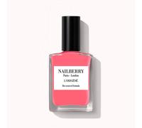 Nailberry L'Oxygéné Oxygenated Nail Lacquer | Bubble Gum, 14 ml | Polish for a Healthier Manicure & Long Lasting Colour | 21-Free, Vegan, Halal, Cruelty & Gluten Free