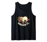 Nailed It Funny Sloth Ghost Lazy Halloween Tank Top