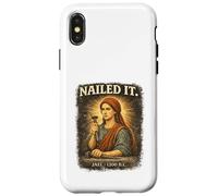 Nailed It Jael Biblical Humor Christian Faith Based Story Case for iPhone X/XS