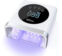 NAILGIRLS 150W Cordless LED UV Nail Lamp - Fast-Curing Professional Salon Nail Machine with 36 Beads, Rechargeable for Home & Salon Use