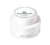 naills Sculpting Gel - White Modeling Gels, 5ml Carving Paste, No Wipe Formula, Three Dimensional Nails Gel, naills Art Builder, Embossing Design Gels, Long Wear Manicure Material For Home Salon