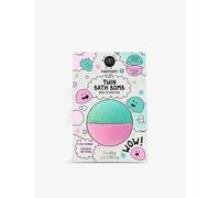 Nailmatic Pink/green Kids Twin Bath Bomb 2 X 85g 1size